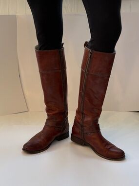 FRYE Women's Leather Brown Boots